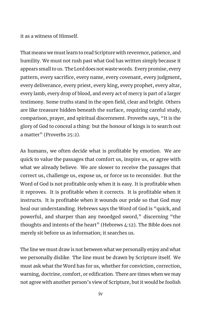 Second sample page from the foreword